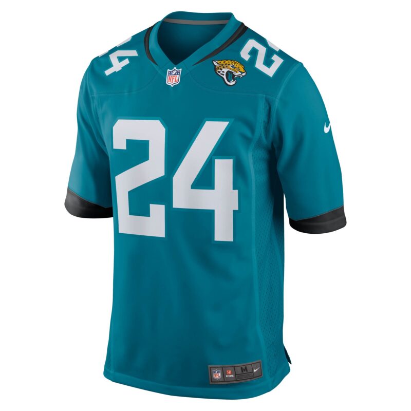 De’Antre Prince Jacksonville Jaguars Team Game Jersey - Teal - Image 2