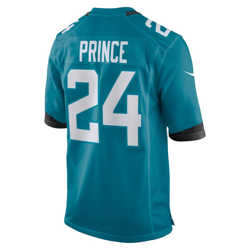 De’Antre Prince Jacksonville Jaguars Team Game Jersey - Teal - Image 3