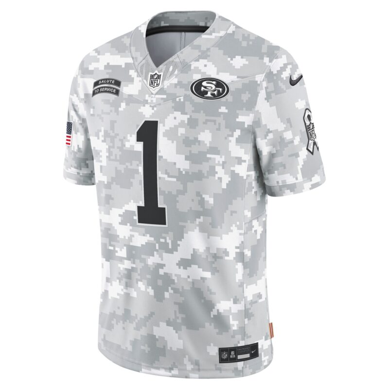 Deebo Samuel Sr San Francisco 49ers 2024 Salute to Service Limited Jersey - Arctic Camo - Image 2