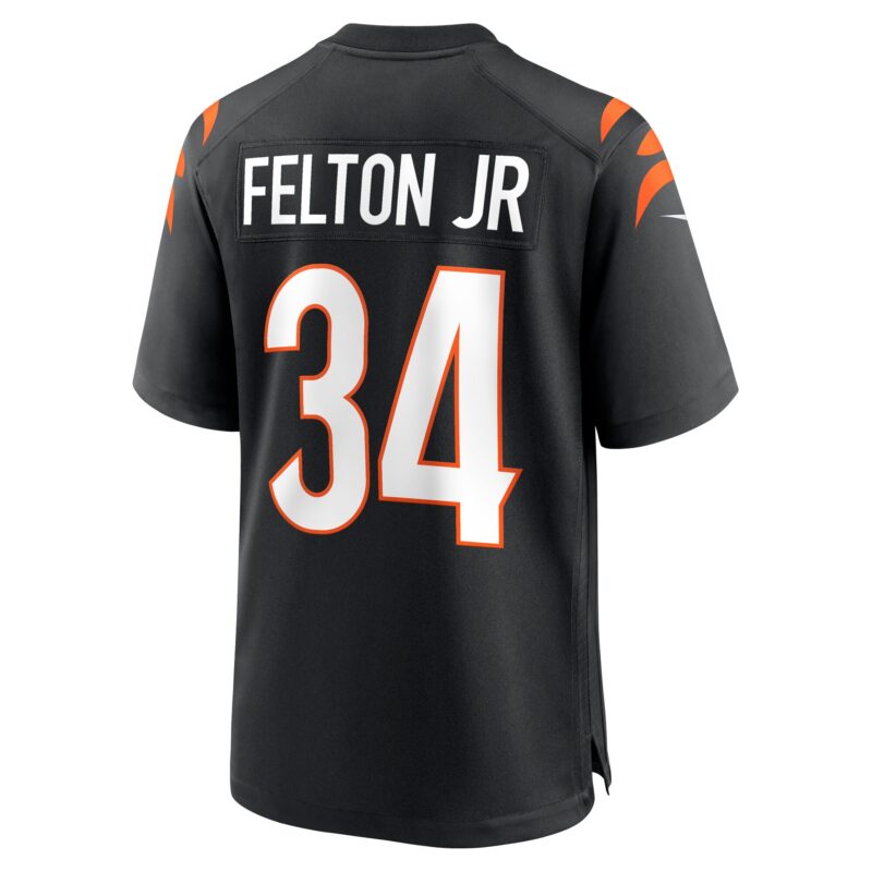 Demetric Felton Jr. Cincinnati Bengals Team Game Jersey - Black - Image 3