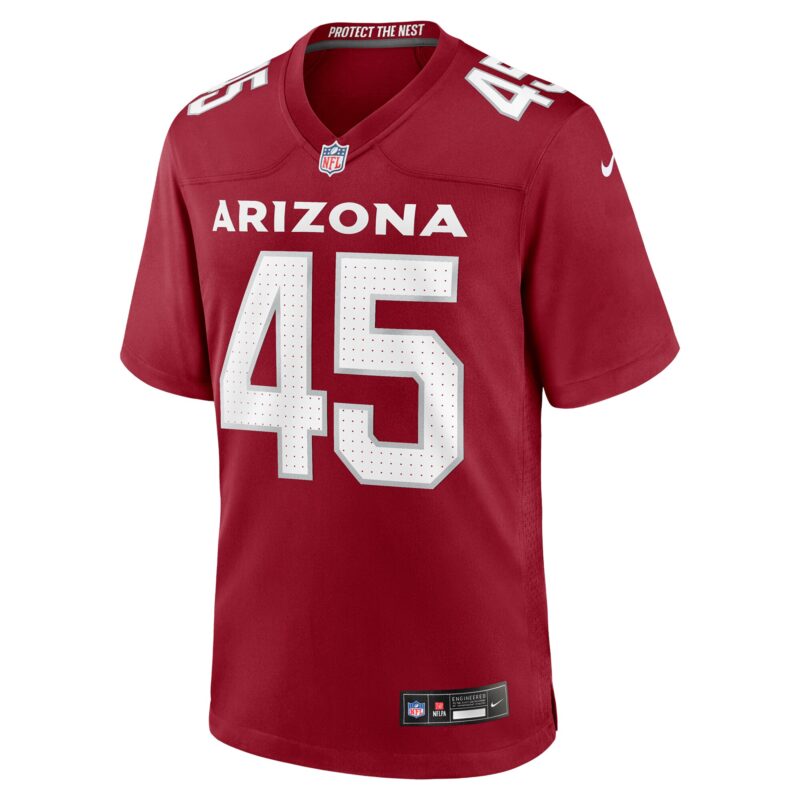 Dennis Gardeck Arizona Cardinals Team Game Jersey - Cardinal - Image 2