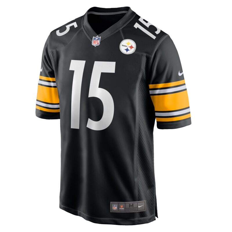 Denzel Mims Pittsburgh Steelers Game Jersey - Black - Image 2