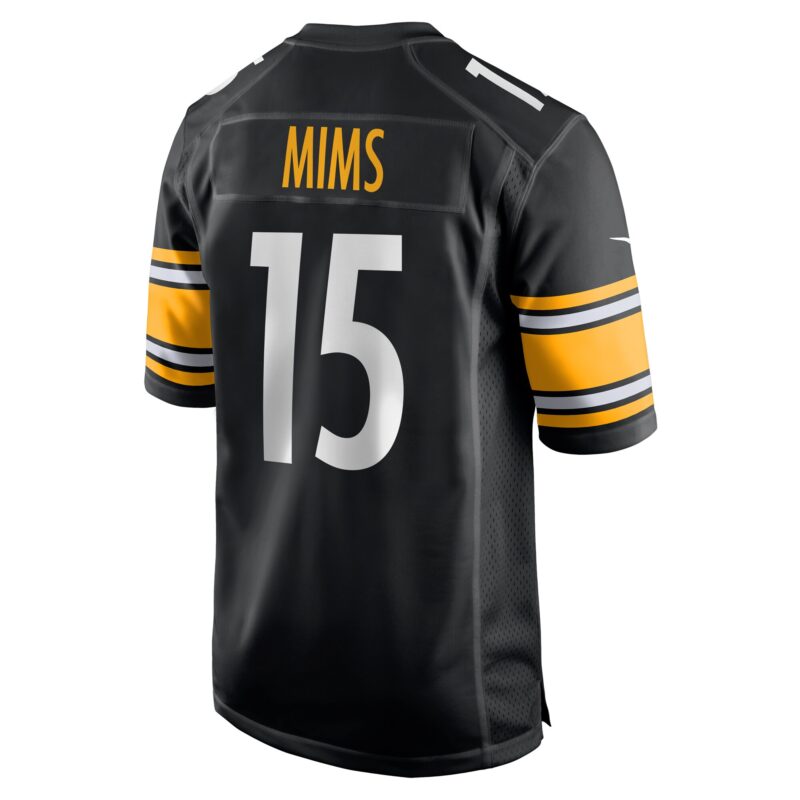 Denzel Mims Pittsburgh Steelers Game Jersey - Black - Image 3