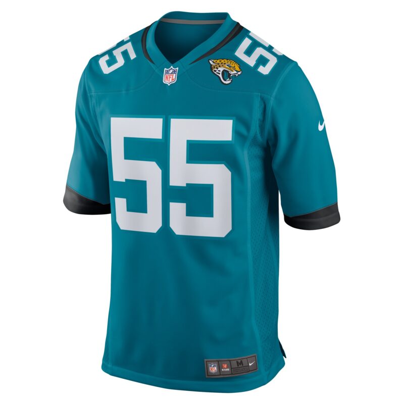 Dequan Jackson Jacksonville Jaguars Game Jersey - Teal - Image 2