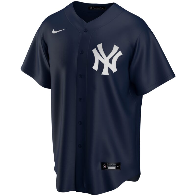 Derek Jeter New York Yankees Alternate Player Jersey - Navy - Image 2