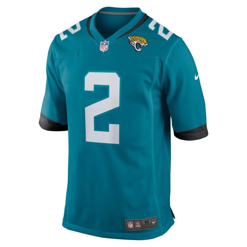 D'Ernest Johnson Jacksonville Jaguars Team Game Jersey - Teal - Image 2
