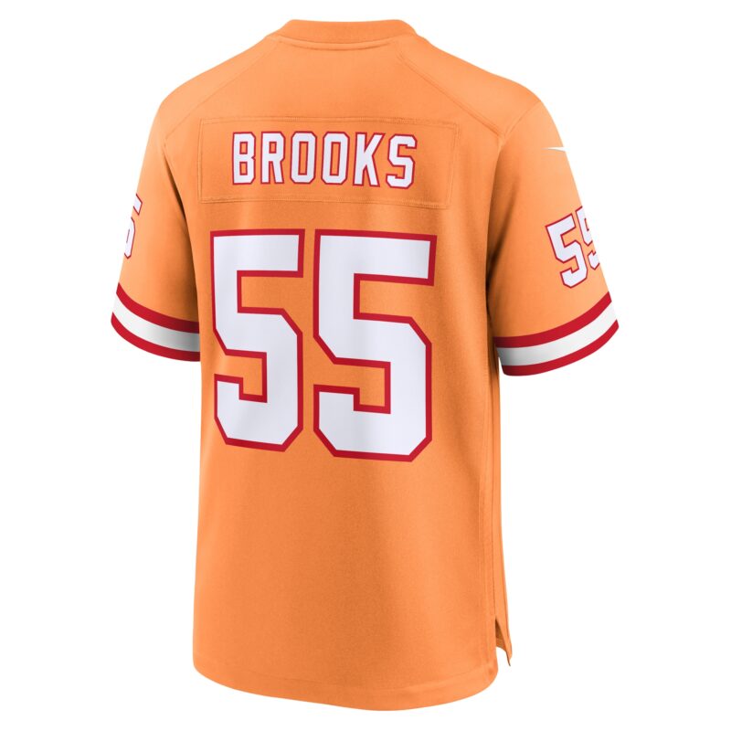 Derrick Brooks Tampa Bay Buccaneers Throwback Game Jersey - Orange - Image 3
