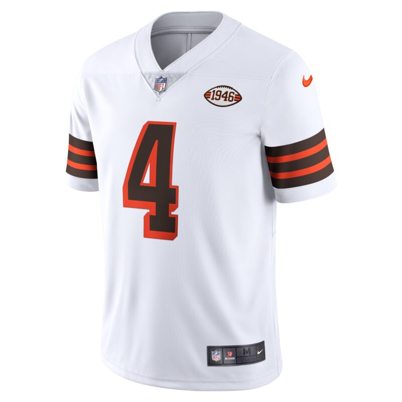 Deshaun Watson Cleveland Browns 2021 Alternate Vapor Limited Jersey - White - Image 2