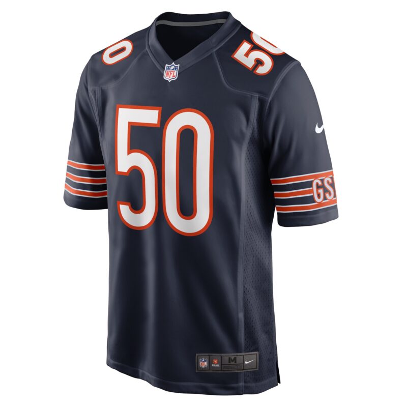 Deslin Alexandre Chicago Bears Team Game Jersey - Navy - Image 2