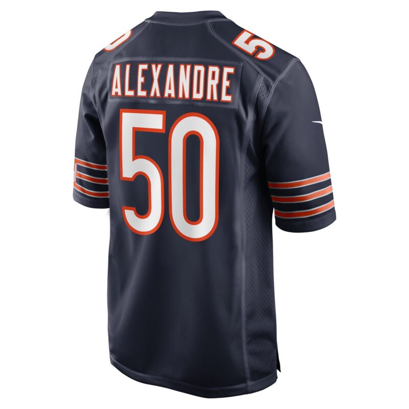 Deslin Alexandre Chicago Bears Team Game Jersey - Navy - Image 3
