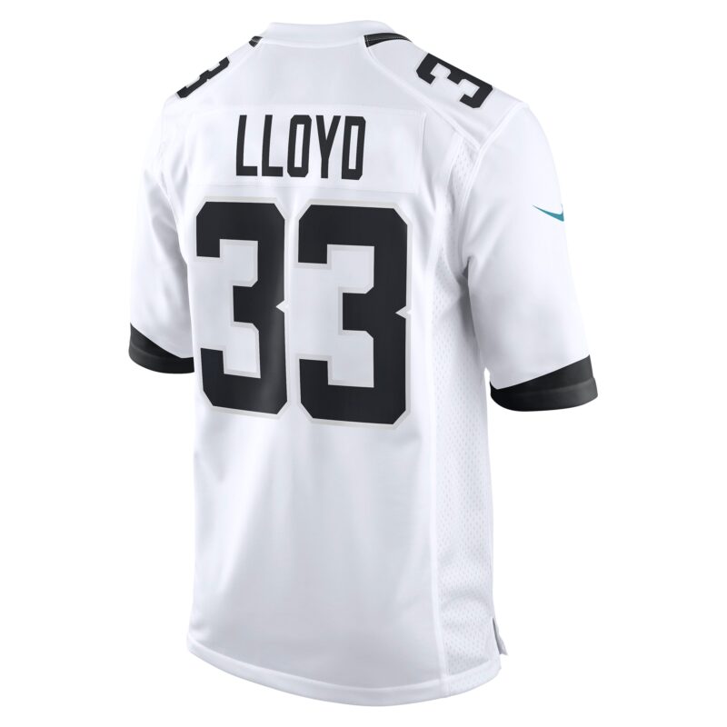 Devin Lloyd Jacksonville Jaguars Away Game Player Jersey - White - Image 3