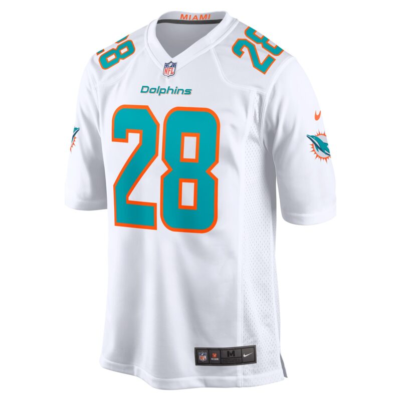 Devon Achane Miami Dolphins Player Game Jersey - White - Image 2