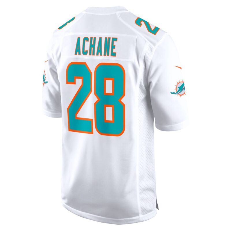 Devon Achane Miami Dolphins Player Game Jersey - White - Image 3
