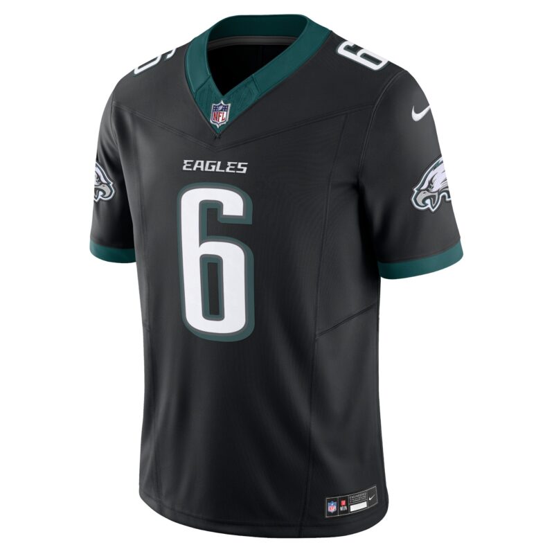 DeVonta Smith Philadelphia Eagles Alternate Vapor F.U.S.E. Limited Jersey - Black - Image 2