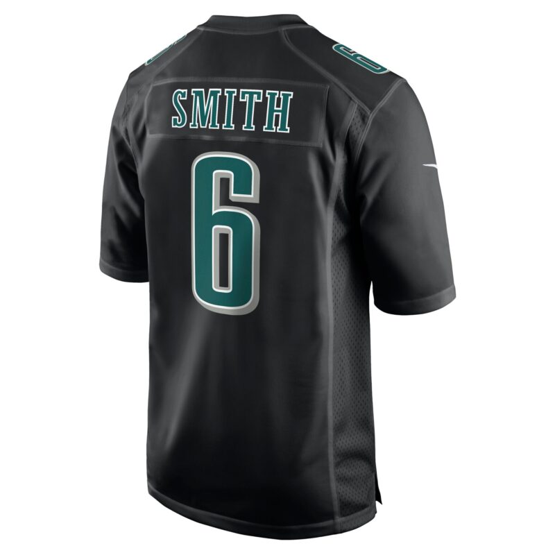 DeVonta Smith Philadelphia Eagles Super Bowl LIX Fashion Game Player Jersey - Carbon Black - Image 3