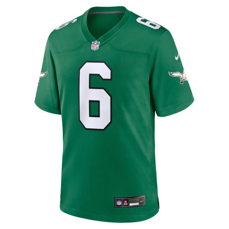 DeVonta Smith Philadelphia Eagles Alternate Game Player Jersey - Kelly Green - Image 2