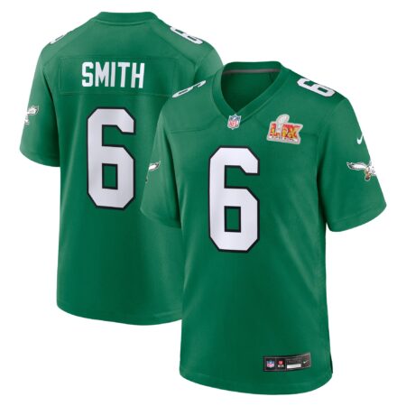 DeVonta Smith Philadelphia Eagles Super Bowl LIX 2nd Alternate Game Jersey - Kelly Green