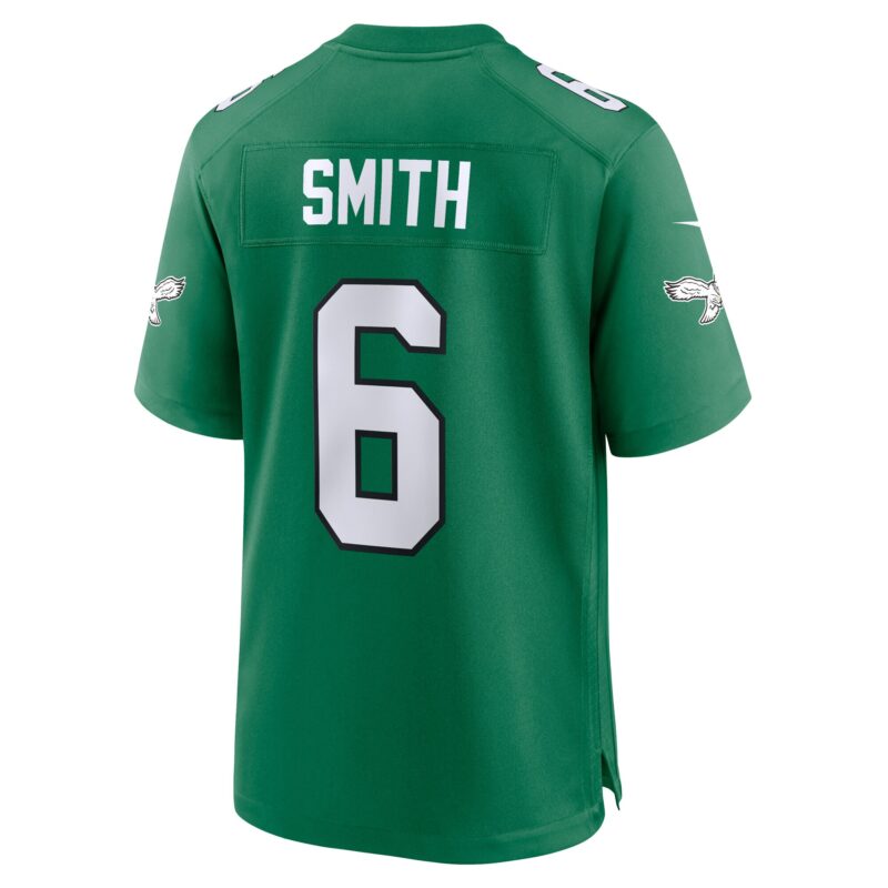 DeVonta Smith Philadelphia Eagles Super Bowl LIX 2nd Alternate Game Jersey - Kelly Green - Image 3