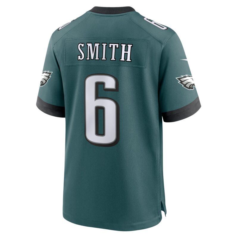 DeVonta Smith Philadelphia Eagles Team Game Jersey - Midnight Green - Image 3