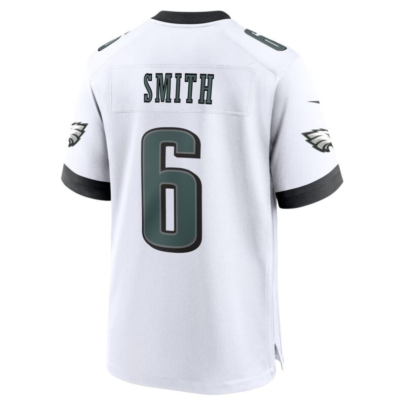 DeVonta Smith Philadelphia Eagles White Game Jersey - White - Image 3