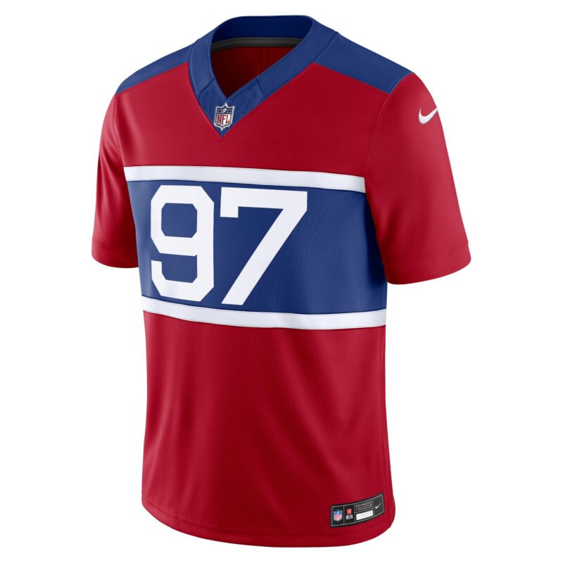 Dexter Lawrence II New York Giants Alternate Vapor F.U.S.E. Limited Jersey - Century Red - Image 2