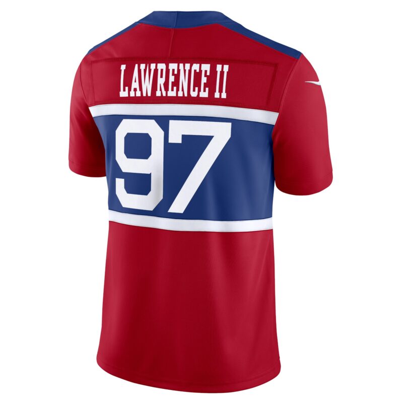 Dexter Lawrence II New York Giants Alternate Vapor F.U.S.E. Limited Jersey - Century Red - Image 3