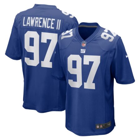 Dexter Lawrence II New York Giants Team Game Player Jersey - Royal