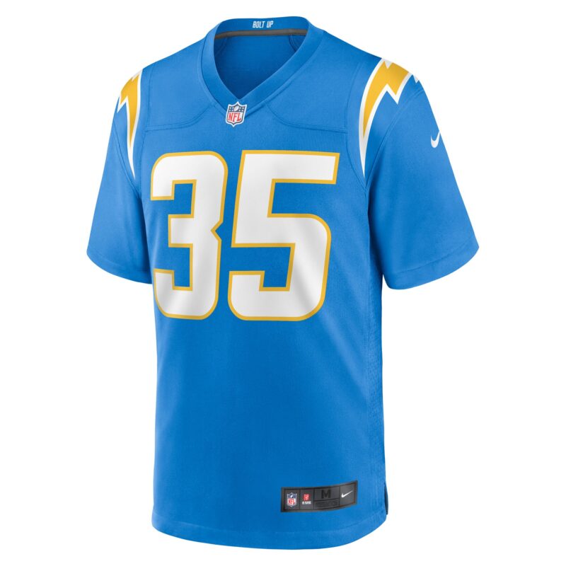 Dicaprio Bootle Los Angeles Chargers Team Game Jersey - Powder Blue - Image 2