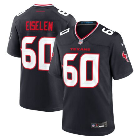 Dieter Eiselen Houston Texans Team Game Jersey - Navy