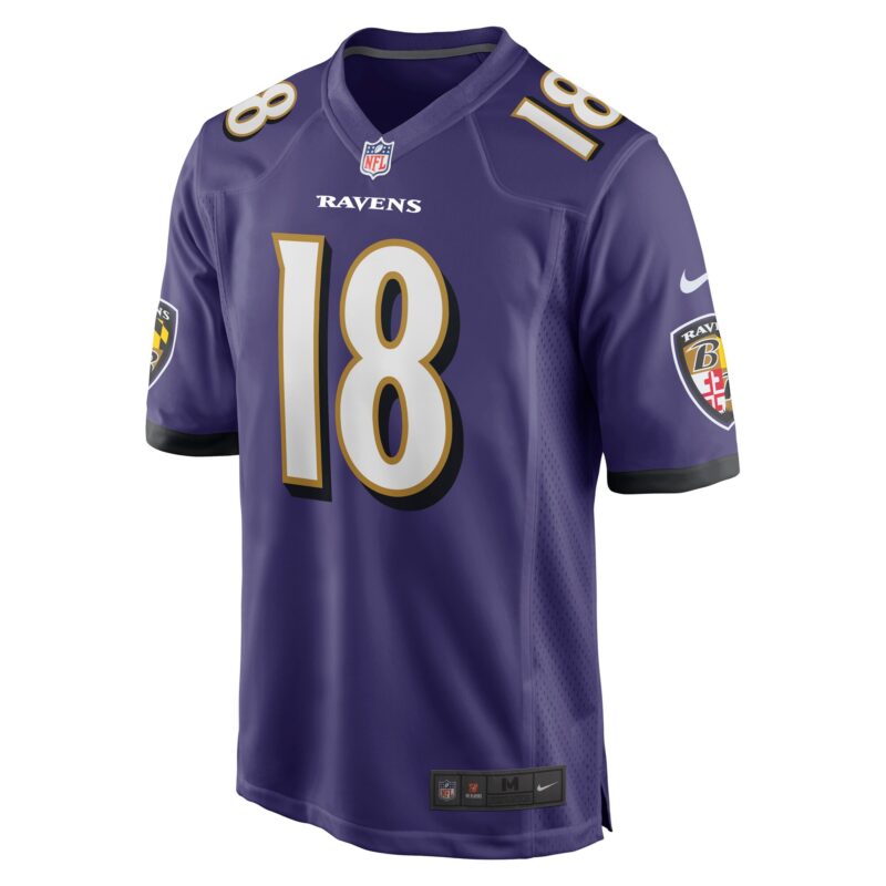 Diontae Johnson Baltimore Ravens Player Game Jersey - Purple - Image 2