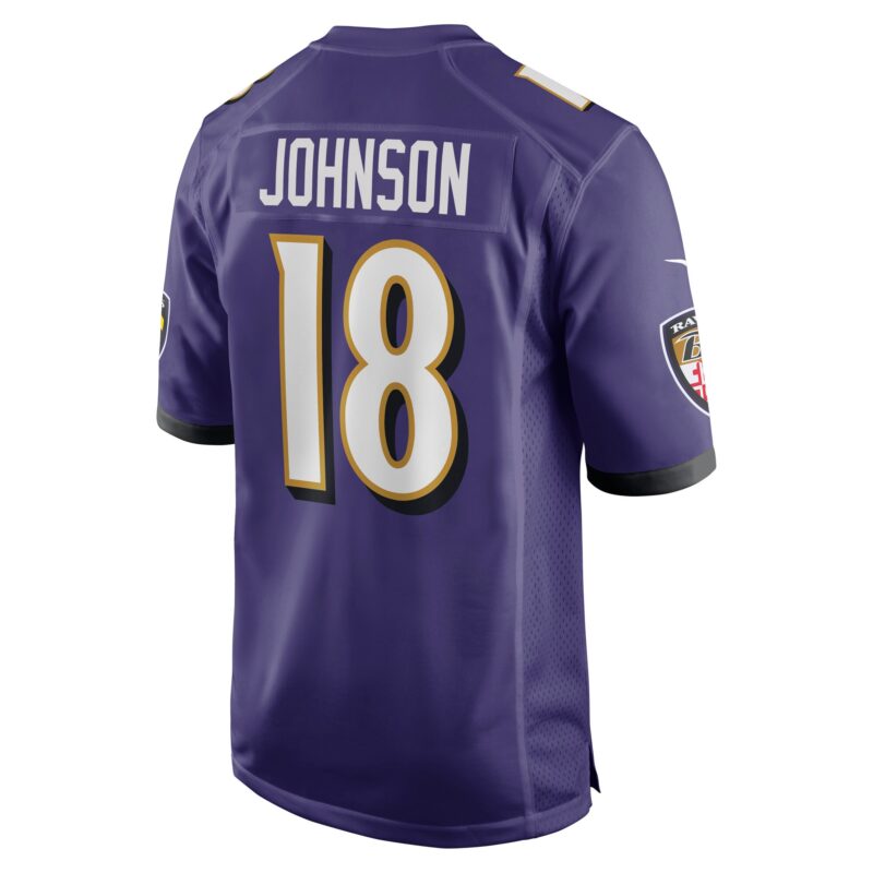 Diontae Johnson Baltimore Ravens Player Game Jersey - Purple - Image 3