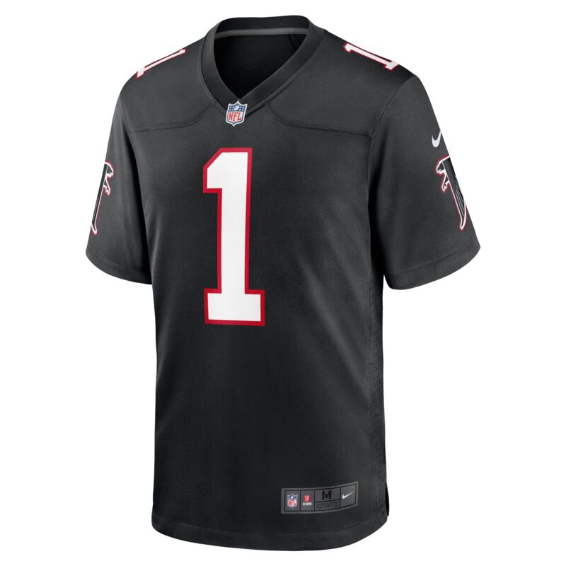 Dirty Birds Atlanta Falcons Throwback Game Jersey - Black - Image 2