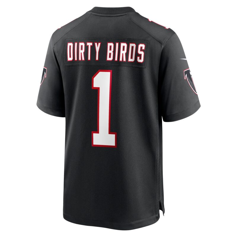 Dirty Birds Atlanta Falcons Throwback Game Jersey - Black - Image 3