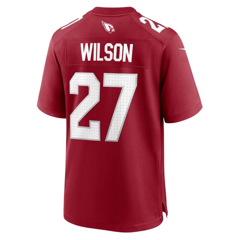 Divaad Wilson Arizona Cardinals Team Game Jersey - Cardinal - Image 3