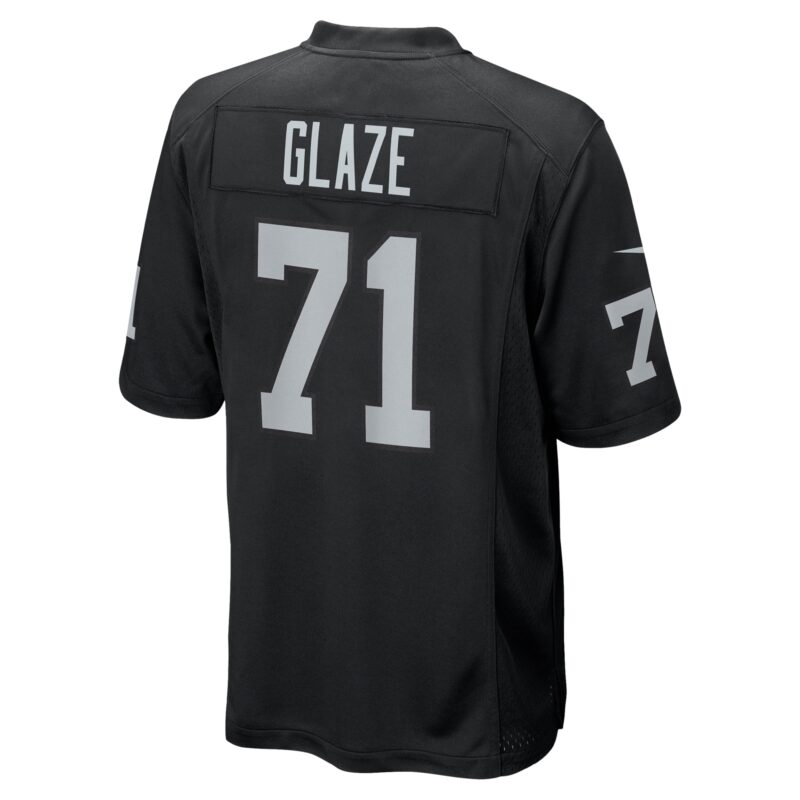 DJ Glaze Las Vegas Raiders Team Game Jersey - Black - Image 3