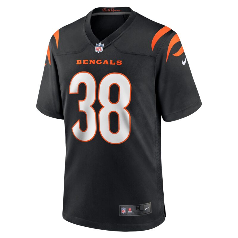 DJ Ivey Cincinnati Bengals Team Game Jersey - Black - Image 2