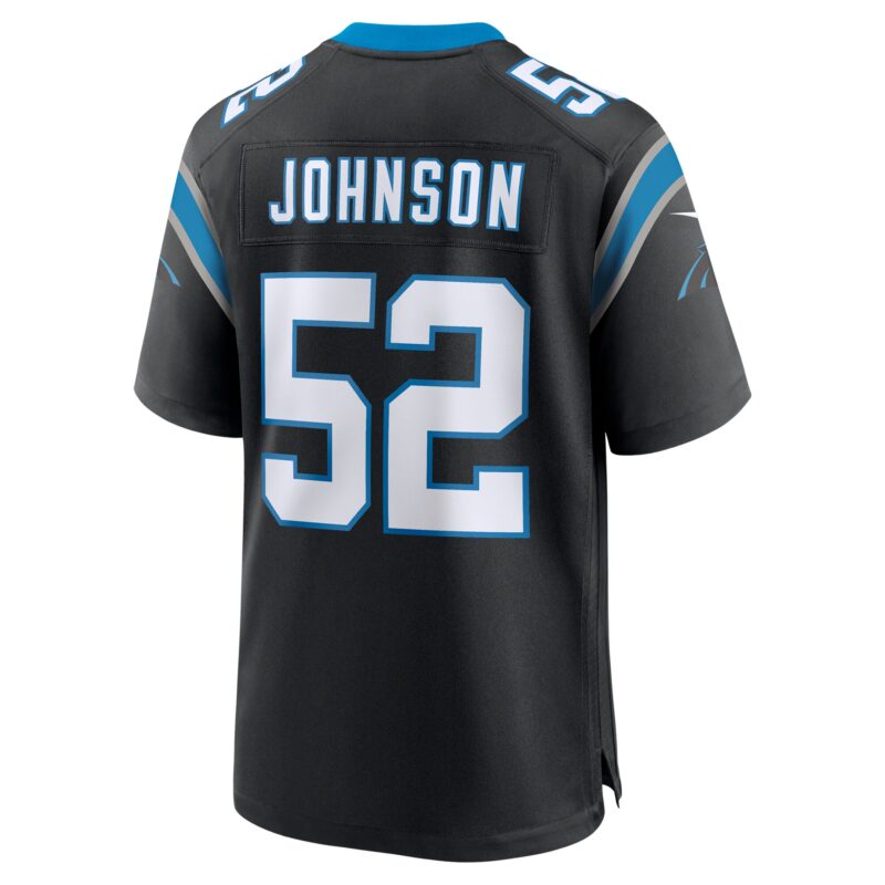 DJ Johnson Carolina Panthers Game Jersey - Black - Image 3