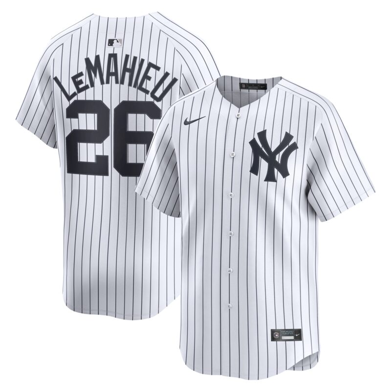 DJ LeMahieu New York Yankees Home Limited Player Jersey - White