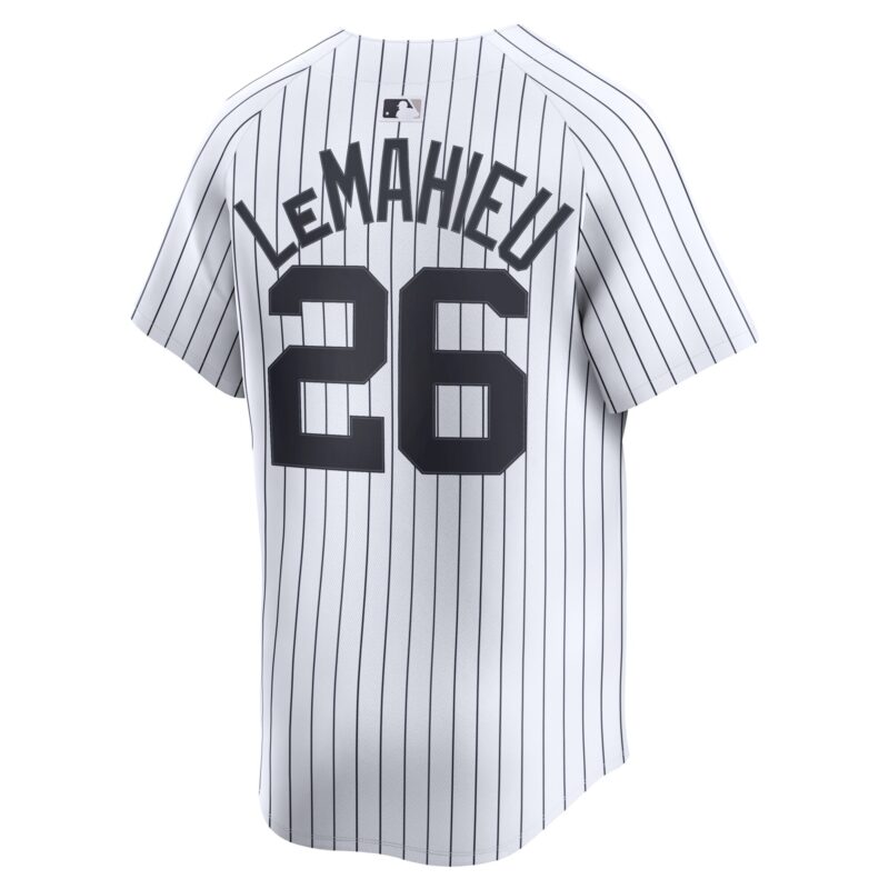 DJ LeMahieu New York Yankees Home Limited Player Jersey - White - Image 3