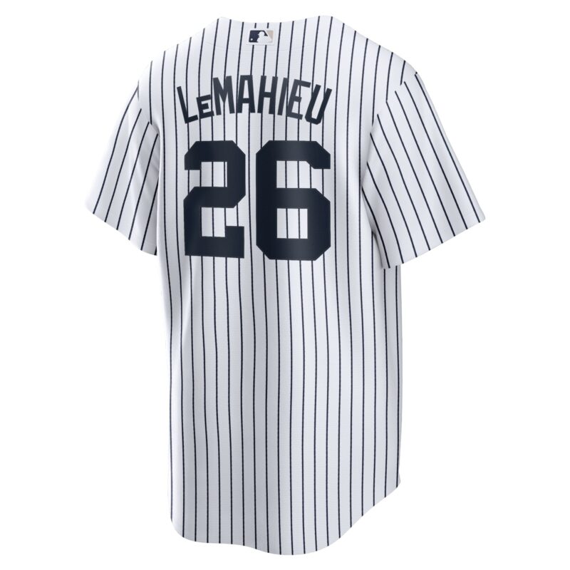 DJ LeMahieu New York Yankees Home Jersey - White - Image 3