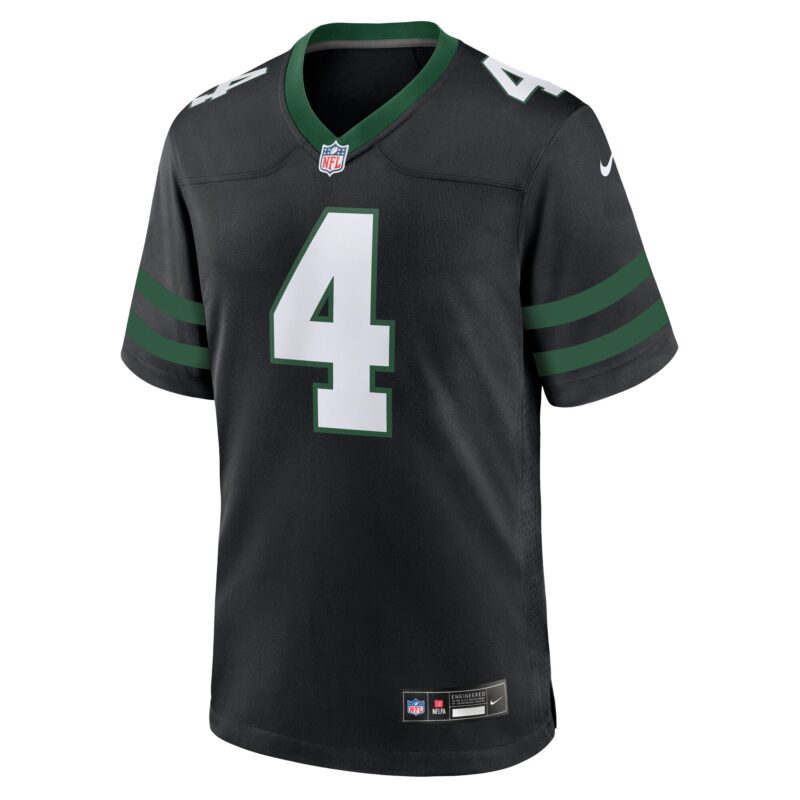 D.J. Reed New York Jets Alternate Game Jersey - Legacy Black - Image 2