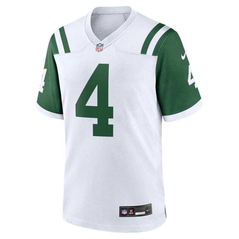 D.J. Reed New York Jets Classic Alternate Game Jersey - White - Image 2
