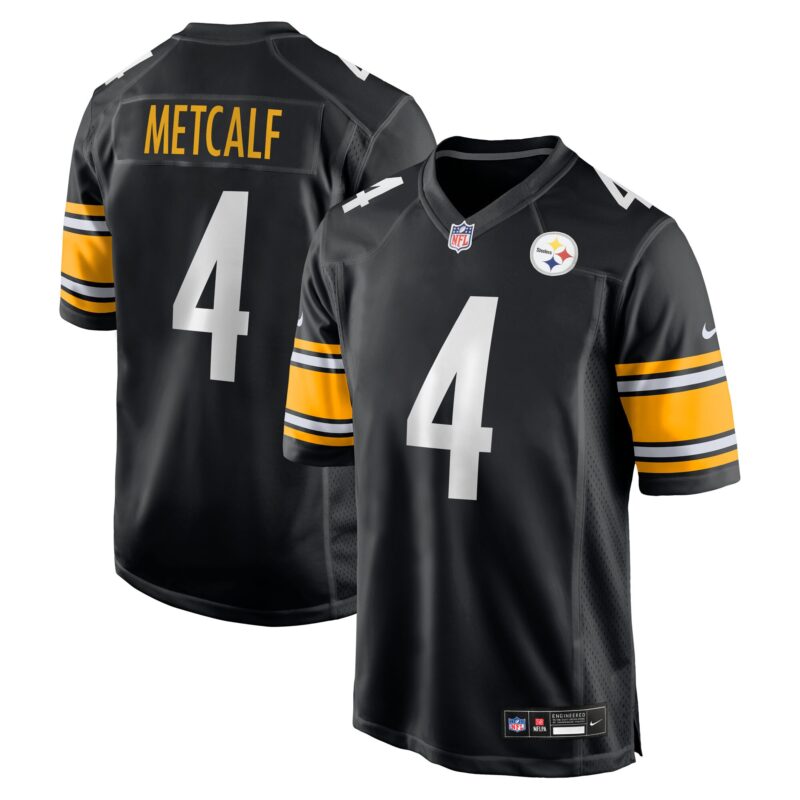 DK Metcalf Pittsburgh Steelers Game Player Jersey - Black