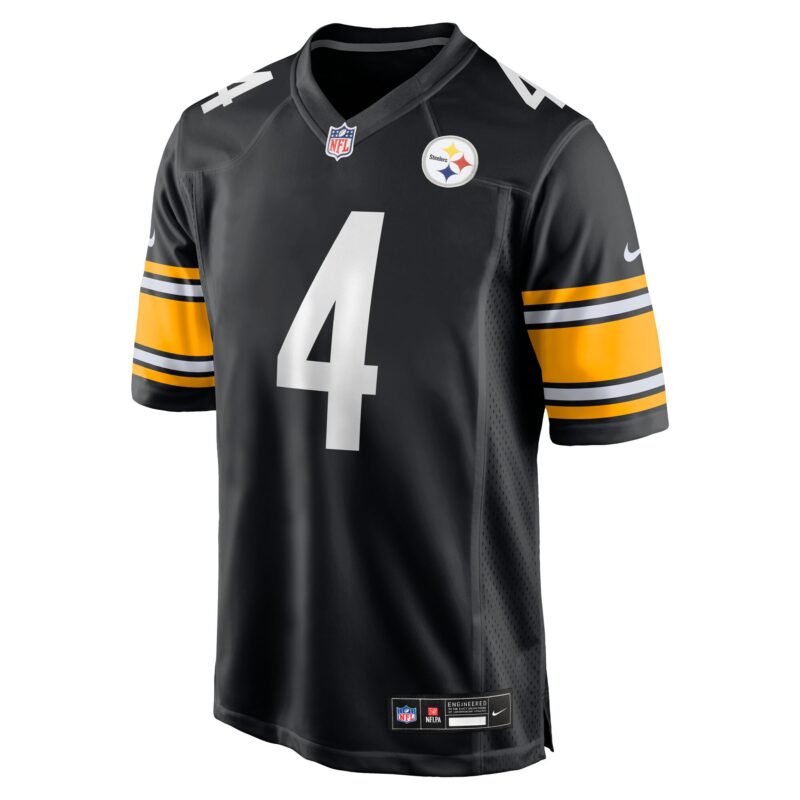 DK Metcalf Pittsburgh Steelers Game Player Jersey - Black - Image 2