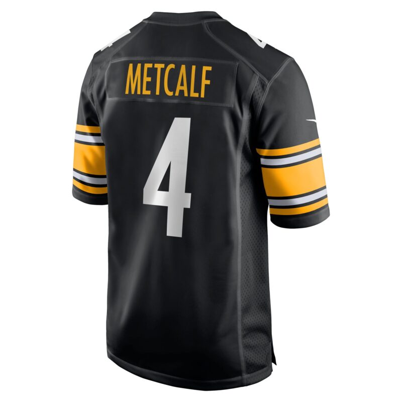 DK Metcalf Pittsburgh Steelers Game Player Jersey - Black - Image 3