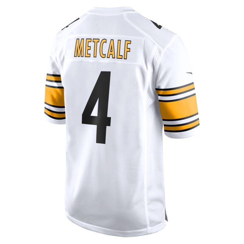 DK Metcalf Pittsburgh Steelers Game Player Jersey - White - Image 3