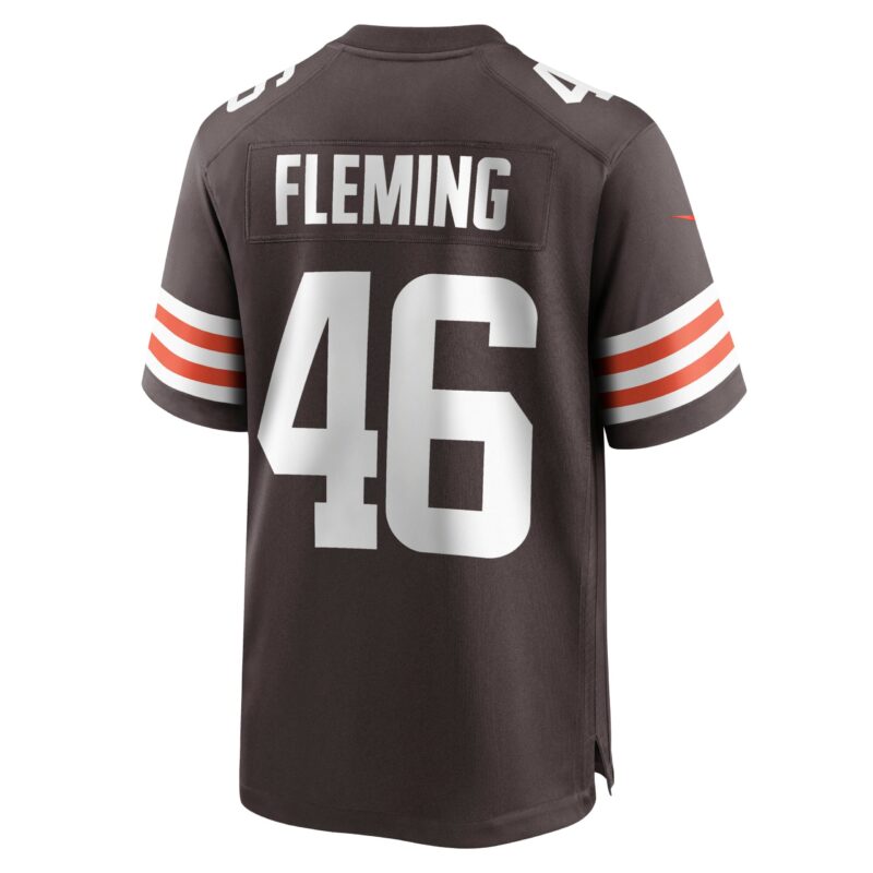Don Fleming Cleveland Browns Retired Player Jersey - Brown - Image 3