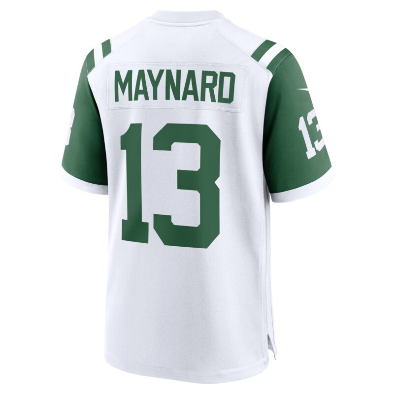 Don Maynard New York Jets Classic Alternate Retired Player Game Jersey - White - Image 3