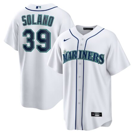 Donovan Solano Seattle Mariners Home Jersey - White