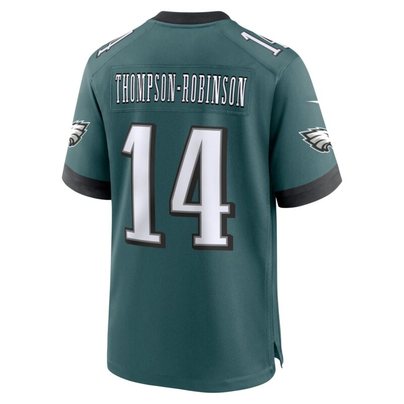Dorian Thompson-Robinson Philadelphia Eagles Team Game Jersey - Midnight Green - Image 3
